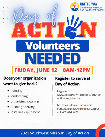 Day of Action Volunteers Needed